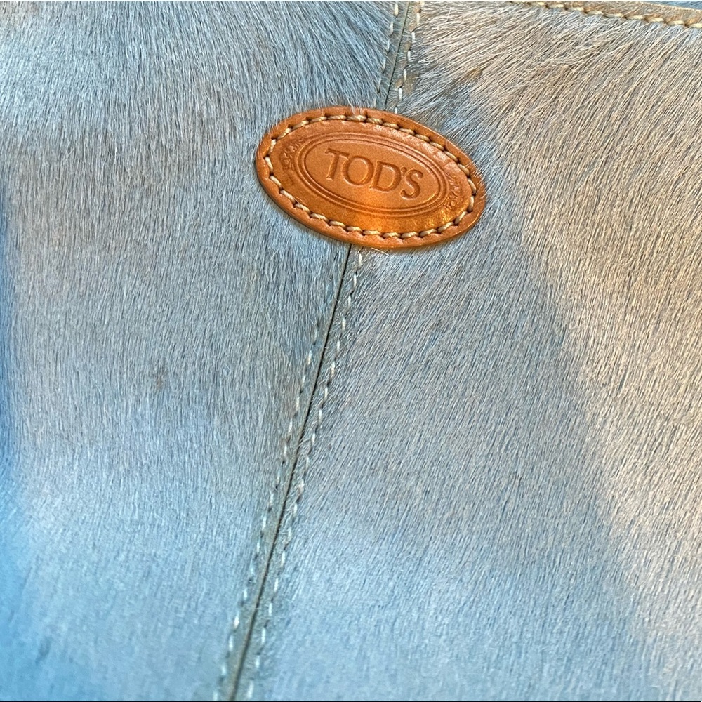 Vtg Tod’s Pony Hair Bag